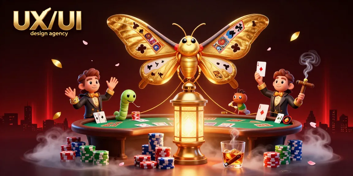 Experience premium designs by a leading UX/UI design agency, with vibrant casino-inspired themes and elements.