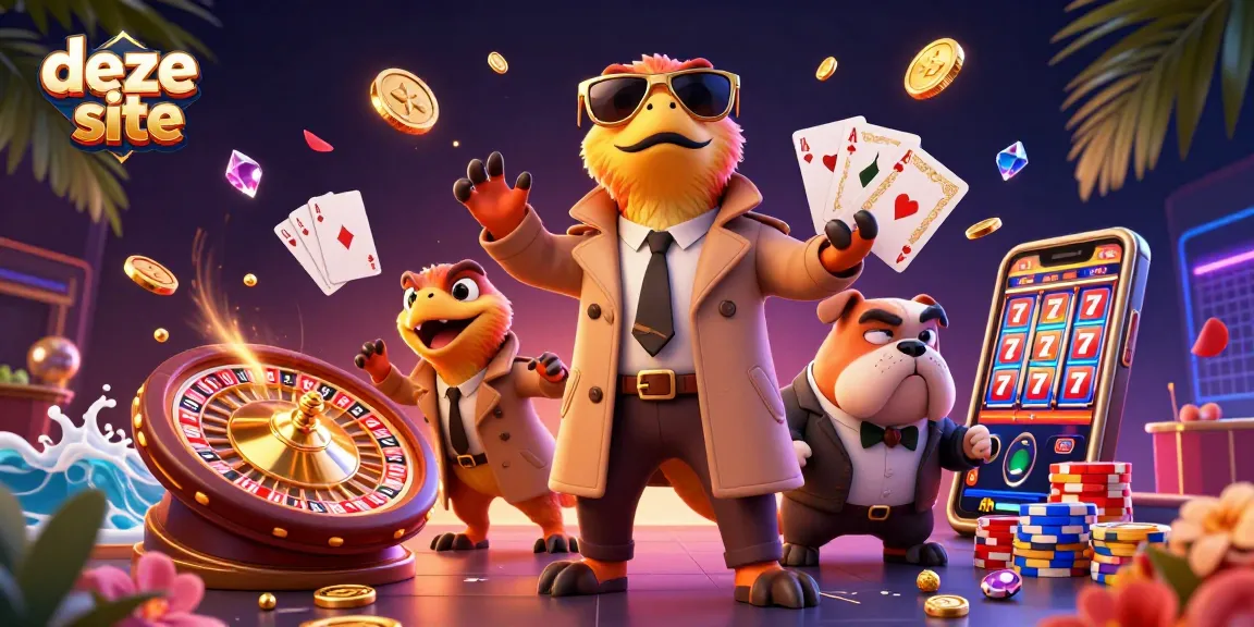 Experience the thrilling scenes at deze site, where cartoon raptors humorously enter a VIP casino.